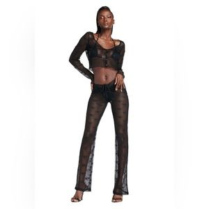 I.AM.GIA lace heart domitilla matching set